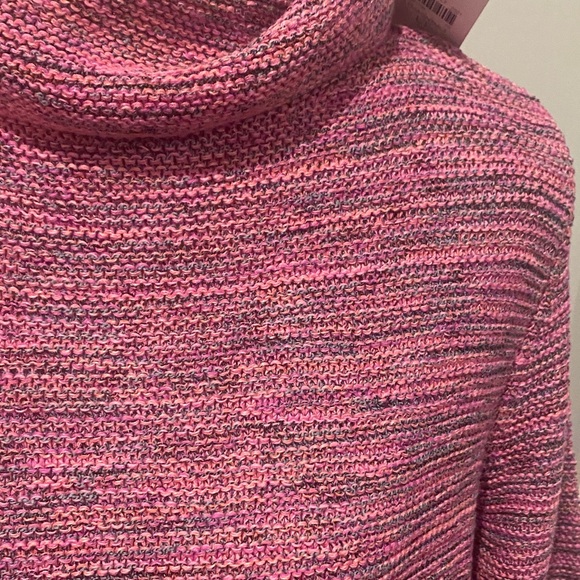 J. Jill Pink Cowl Neck Sweater - Picture 3 of 11